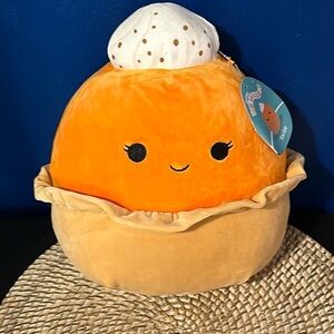 NWT Squishmallows 10" Torize The Pumpkin Pie Holiday Plush